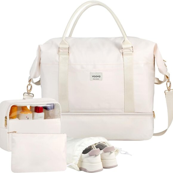 Weekender Bags for Women, Large Travel Duffle Bag for Personal Item Travel with